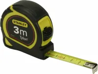 STANLEY 0-30-687 Tylon Rolbandmaat - 3 meter | Compact, duurzaam en accuraat meten