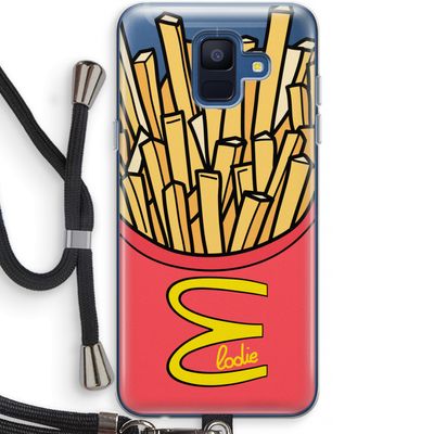 McElodie: Samsung Galaxy A6 (2018) Transparant Hoesje met koord