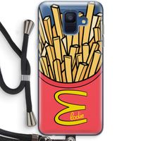 McElodie: Samsung Galaxy A6 (2018) Transparant Hoesje met koord