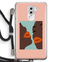 Orange lips: Honor 6X Transparant Hoesje met koord