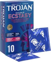 Trojan Double Ecstasy 10 Condooms Met Extra Stimulatie - thumbnail