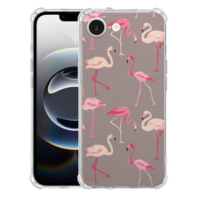 Apple iPhone 16e Hoesje - Flamingo TPU Antishock