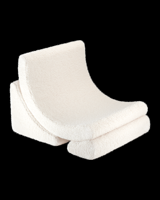 Kinderfauteuil Moon Cream White