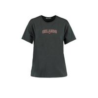 America Today T-shirt Eleanor met tekst washed grey - thumbnail