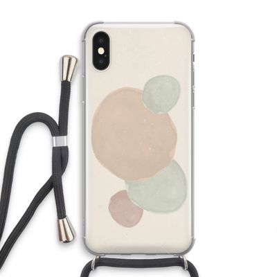 Geo #9: iPhone X Transparant Hoesje met koord