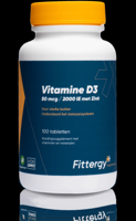 Vitamine D3 50 mcg met zink - 100 tabletten