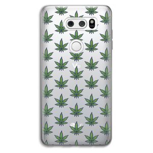 Weed: LG V30 Transparant Hoesje