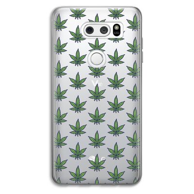 Weed: LG V30 Transparant Hoesje