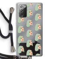 King Kylie: Samsung Galaxy Note 20 / Note 20 5G Transparant Hoesje met koord