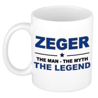 Zeger The man, The myth the legend collega kado mokken/bekers 300 ml