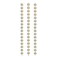 House of Seasons kralenslingers - kerstboom slingers - guirlandes - goud - 500 cm