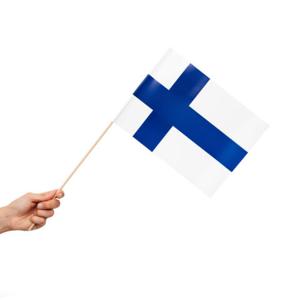 Zwaaivlaggetjes Finland 20x30cm (10st)