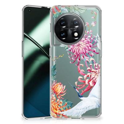 OnePlus 11 | TPU Hoesje | Bird Flowers