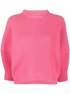 SA SU PHI ribbed cashmere jumper - Rose