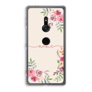 Rozen: Sony Xperia XZ2 Transparant Hoesje