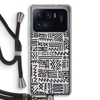 Marrakech print: Xiaomi Mi 11 Ultra Transparant Hoesje met koord