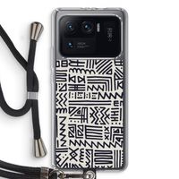 Marrakech print: Xiaomi Mi 11 Ultra Transparant Hoesje met koord
