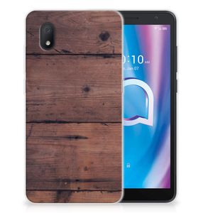 Alcatel 1B (2020) Bumper Hoesje Old Wood