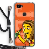 Jamie Lee Simpson: Pixel 3a Transparant Hoesje met koord