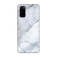 Witte marmer: Volledig geprint Samsung Galaxy S20 Hoesje