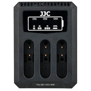 JJC DCH-DB110 USB Multi BatteryCharger (voor Ricoh DB-110/ Olympus LI-90BCanon LP-E8)