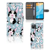 OPPO A15 | Telefoonhoesje | Met pasjeshouder | Hondjes