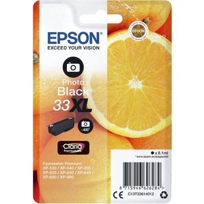 Epson Singlepack Black 33XL Claria Premium inkt