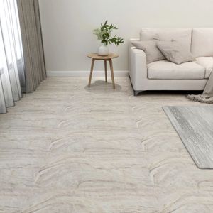 Vloerplanken zelfklevend 55 st 5,11 m PVC beige