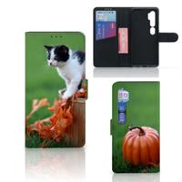 Xiaomi Mi Note 10 Pro | Telefoonhoesje | Met pasjeshouder | Kitten