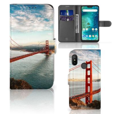 Xiaomi Mi A2 Lite | Flip Cover | Golden Gate Bridge