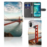 Xiaomi Mi A2 Lite | Flip Cover | Golden Gate Bridge