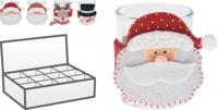Theelichthouder kerstfiguur kerstversiering - Nampook