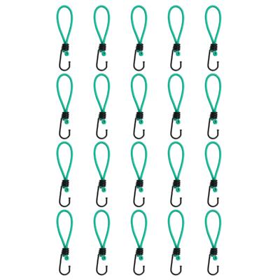 VidaXL Spanelastieken met haken 20 st 15 cm