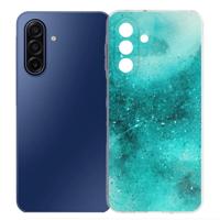 TPU Hoesje Samsung Galaxy A17 - Painting Blue Backcover TPU Hoesje Samsung Galaxy A17 - Painting Blue Backcover