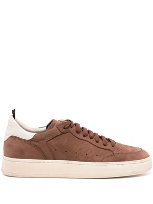 Officine Creative baskets Magic 102 en cuir - Marron