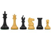 Sovereign Serie Ebbenhouten en Buxushouten Schaakstukken 8 cm