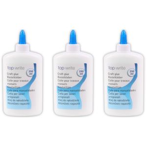 3x Lijm voor papier/karton 250 ml