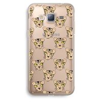 Tijger: Samsung Galaxy J3 (2016) Transparant Hoesje