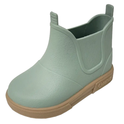 Boatilus regenlaarzen Baby Beatly Green Beige-19 Boatilus regenlaarzen Baby Beatly Green Beige-19
