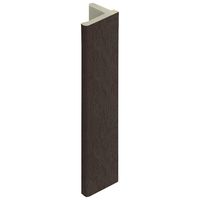 Eindprofiel 10 mm Donkerbruin - Keralit (2836)