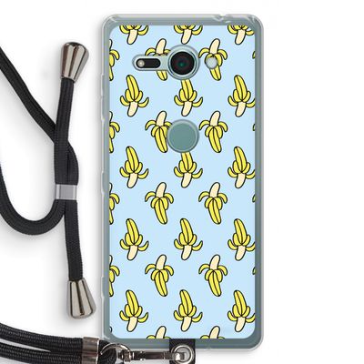 Bananas: Sony Xperia XZ2 Compact Transparant Hoesje met koord