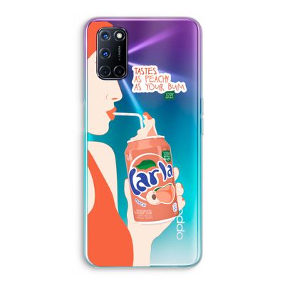 Peach please!: Oppo A92 Transparant Hoesje