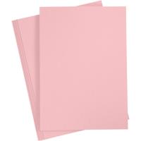Creativ Company Karton, a4, vel 210x297 mm, 220 gr, lichtrood, 10 stuk/ 1 doos