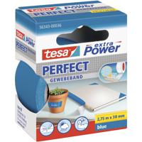 tesa PERFECT 56343-00036-03 Textieltape tesa extra Power Blauw (l x b) 2.75 m x 38 mm 1 stuk(s) - thumbnail