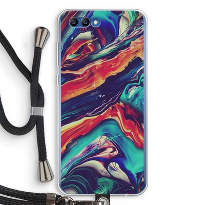Chameleon Sun: Honor 10 Transparant Hoesje met koord