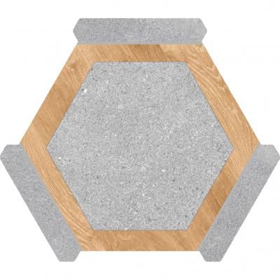 Monopole Avant Hexagon Tegels Oregon Haya Gris 22 x 25 CM Porselein