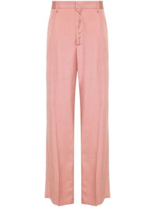 Lardini pantalon ample à détails plissés - Rose