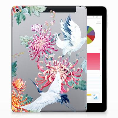 Apple iPad 9.7 2018 | 2017 Back Case Bird Flowers