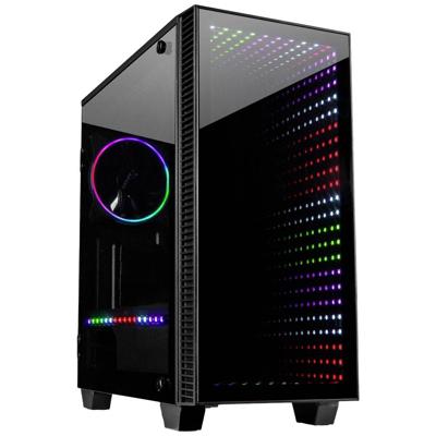 Inter-Tech X-608 Infinity Micro Tower PC-behuizing Zwart