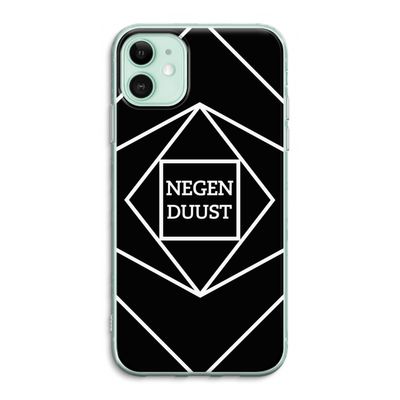Negenduust geometrisch: iPhone 11 Transparant Hoesje